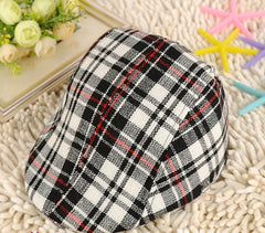 Toddler Flax Cap Newsboy Ivy Hat Classic Plaid hat