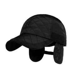 Solid Bone Baseball Mens Winter Hats