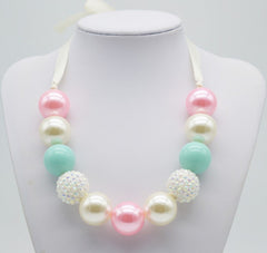 Chunky Bubblegum Necklaces and Bracelets Jewelry Sets