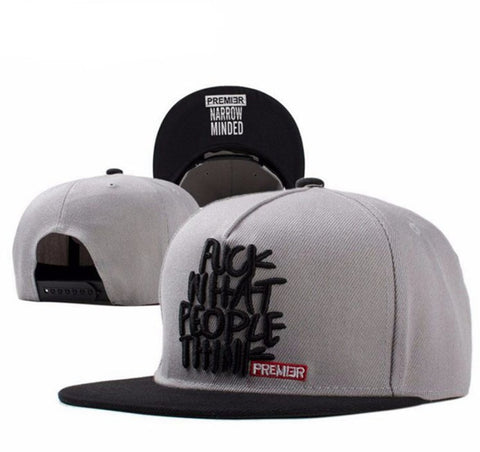 Snapback Baseball Cap Flat-Brimmed Hat