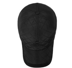 Solid Bone Baseball Mens Winter Hats