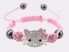 Handmade Cute Children Cat Hello Kitty Bracelet