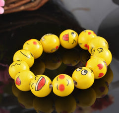 Cute Cartoon Emoji Bracelet Mood Emotions Kids