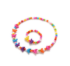 Colorful Children Necklace Bracelet