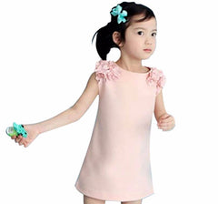 Flower Sleeveless Princess Mini Dress Party Dresses