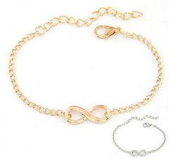 Charm 8 Shape Jewelry Infinity Bracelet