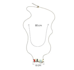 Lovely Bird On Branch Necklace Fashion Pendant