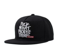 Snapback Baseball Cap Flat-Brimmed Hat