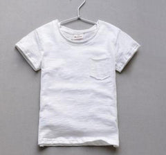 Summer Cotton Fiber Short Sleeve T-shirt Boys