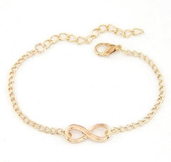 Charm 8 Shape Jewelry Infinity Bracelet