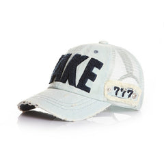 Denim Letters Embroidery Child Baseball Cap