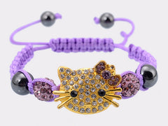 Handmade Cute Children Cat Hello Kitty Bracelet