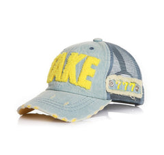 Denim Letters Embroidery Child Baseball Cap