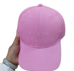 Letter Solid Adult Baseball Cap