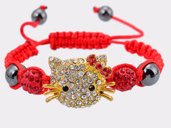 Handmade Cute Children Cat Hello Kitty Bracelet