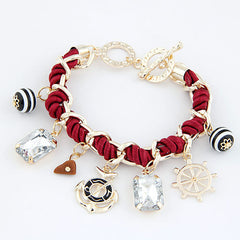 Crystal Charms Beads Bracelet