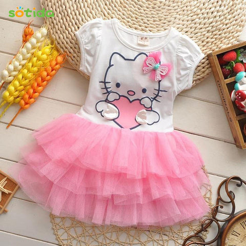 Hello kitty Cartoon Tutu Dress