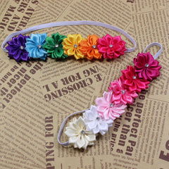 Multi-color Elastic DIY Flower Headband