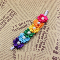 Multi-color Elastic DIY Flower Headband